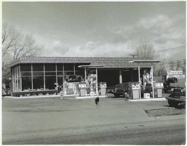 1972 photo of the Canyon Conoco Station