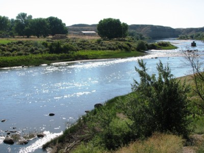 Wyoming river ranch, Cody, Wyoming