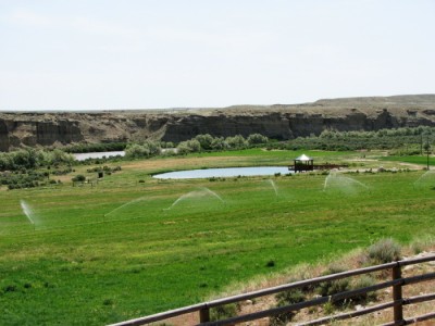 Wyoming river ranch, Cody, Wyoming