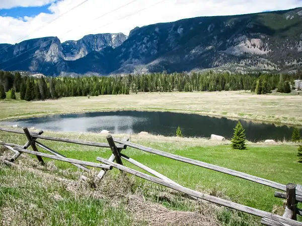 View of Camp Creek Ranch In Cody Wyoming | investing in ranch land in wyoming