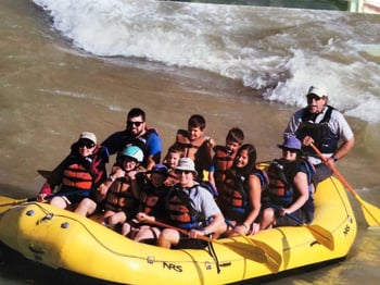 River rafting on the Shoshone River in Cody