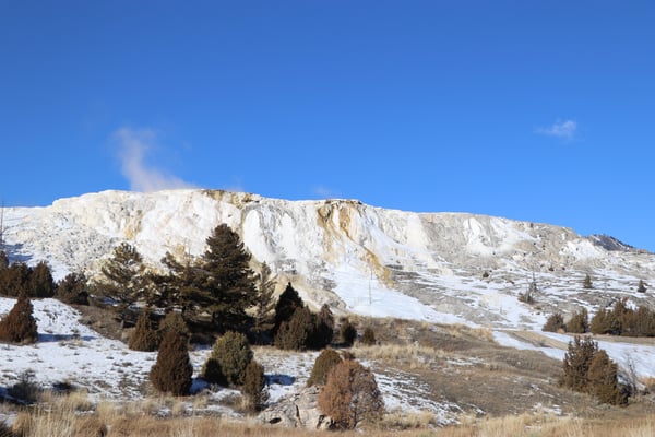 Mamouth Hot Springs Yellowstone